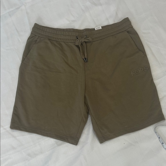 Michael Kors Men's Khaki Athletic Shorts - Picture 1 of 5